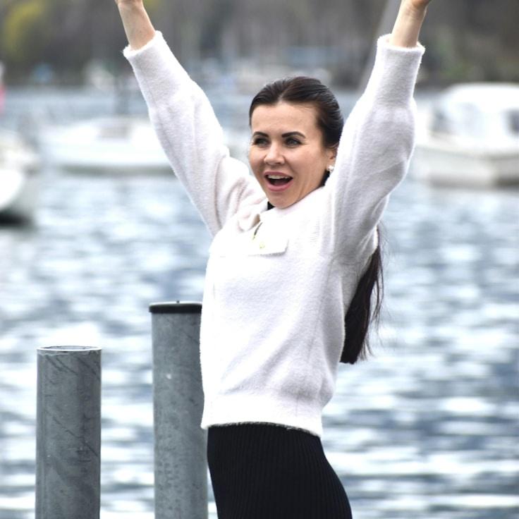 Riya Kapoor, Client Relations Director, discussing corporate gifting strategy with business clients